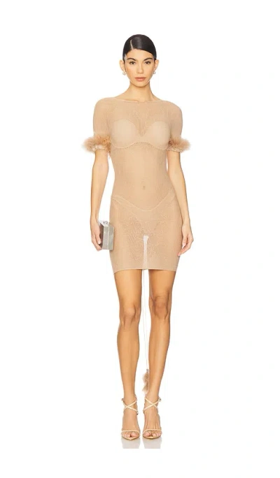 Poster Girl Vanderpool Dress In Beige