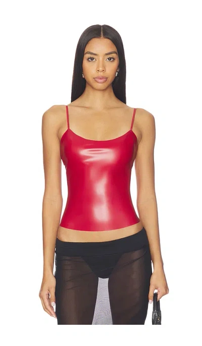 Poster Girl Whistle Top In Red