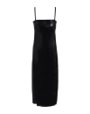 Poster Girl Woman Midi Dress Black Size M Aluminum In Black
