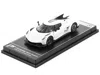 Postercars Koenigsegg Jesko Absolut Crystal White Metallic "hypercar League Collection" 1/64 Diecast Model Car