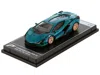 Postercars Lamborghini Sian Fkp 37 Blu Uranus Blue Metallic "hypercar League Collection" 1/64 Diecast Model Car