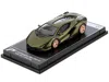 Postercars Lamborghini Sian Fkp 37 Verde Gea Green Metallic "hypercar League Collection" 1/64 Diecast Model Car