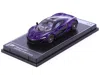 Postercars Mclaren P1 Lantana Purple Metallic With Black Top "hypercar League Collection" 1/64 Diecast Model Ca