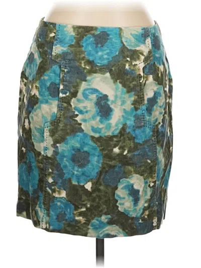 Pre-owned Postmark From Anthropologie Casual Skirt In Blue