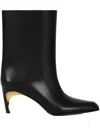 Potamy 70mm Pointed-toe Ankle Boots In Black