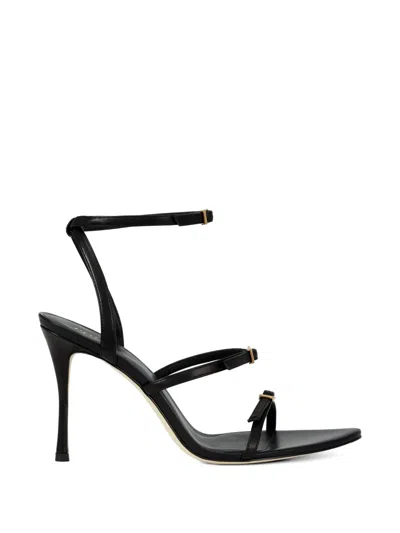 Potamy Buckle Strap Sandals In Black