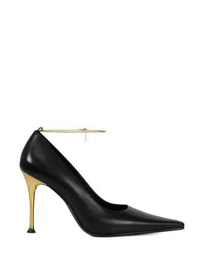Potamy Chain Stiletto Pumps In Black