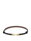 Potamy Leather Belt In Black