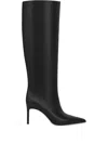 Potamy Leather Knee-high Boots In Black