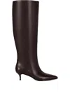 Potamy Leather Knee-high Boots In Brown
