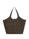 Potamy Leopard-print Tote Bag In Brown