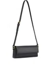 Potamy Medium Laconic Shoulder Bag In Black