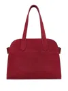 Potamy Mini Suede Tote Bag In Red