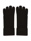 Potamy Ribbed Gloves In Brown