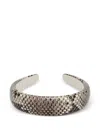 Potamy Snake-print Headband In Metallic