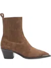 Potamy Suede Ankle Boots In Brown