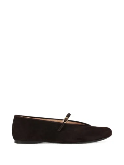 Potamy Suede Ballet Flats In Brown