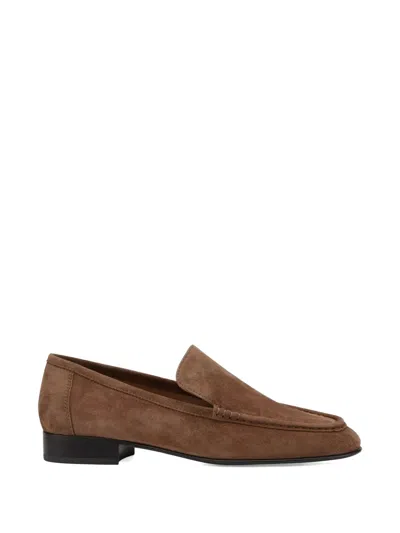 Potamy Suede Stitching Loafers In Multi