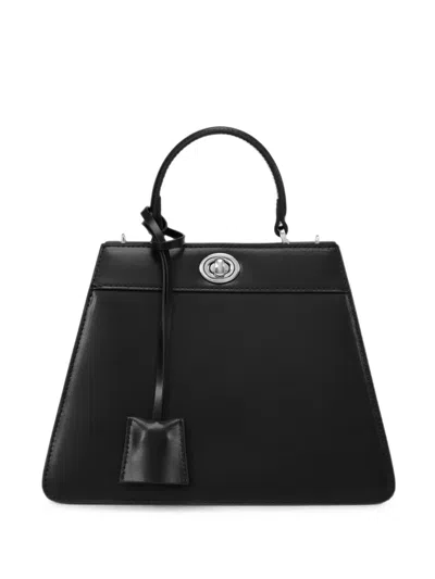 Potamy Trapezoid Twist-lock Mini Bag In Brown