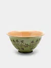 Poterie D’évires Poterie D'évires Flowers Hand-painted Ceramic Large Serving Bowl