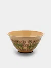 Poterie D’évires Poterie D'évires Flowers Hand-painted Ceramic Large Serving Bowl