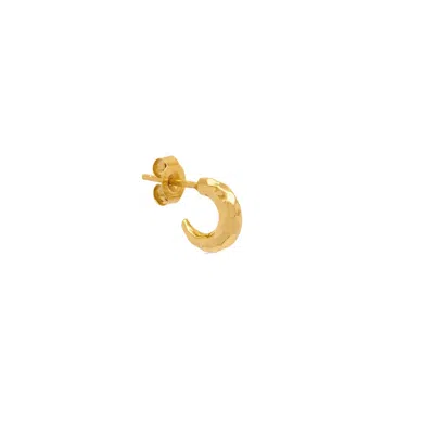 Potoska Women's Aalto Mini Hoop Single Earring In Gold