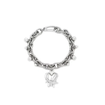 Potoska Women's Chunky Boyfriend Chain Bracelet In Silver In Metallic