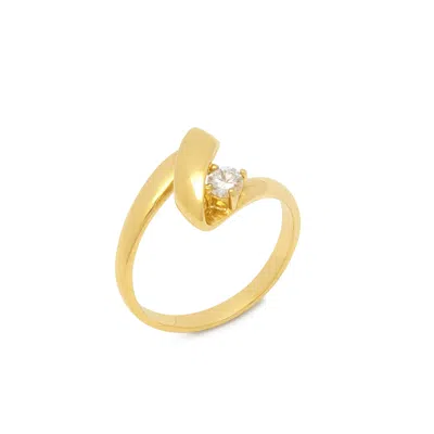 Potoska Women's Cleo Crystal Ring In Gold