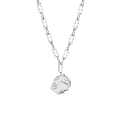 Potoska Women's Mao Maxi Pendant Necklace In Silver