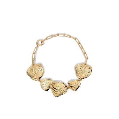 Potoska Women's Oldeu Shell Maxi Bracelet In Gold
