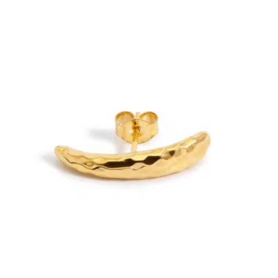 Potoska Women's Paul Long Stud In Gold