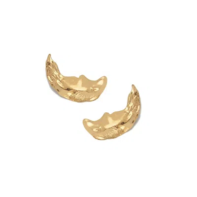 Potoska Women's Quatro Maxi Face On Stud Earnings In Gold