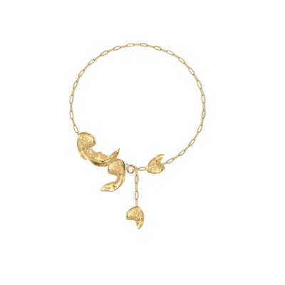 Potoska Women's Shell Medium Necklace In Gold