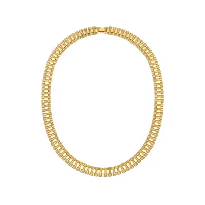 Potoska Women's Watch Chain Maxi Necklace In Gold