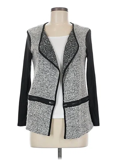 Pre-owned Potter's Pot Cardigan Sweater In Gray
