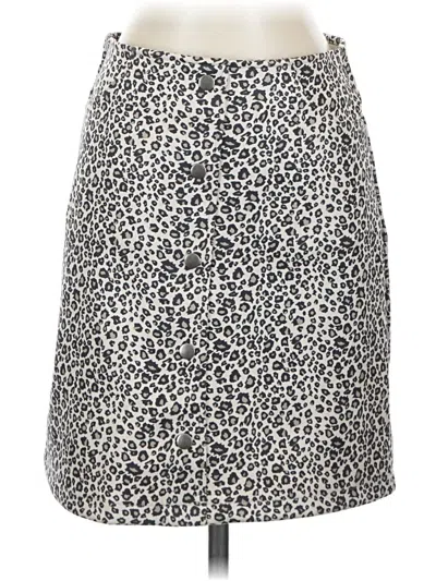 Pre-owned Potter's Pot Casual Skirt In Gray