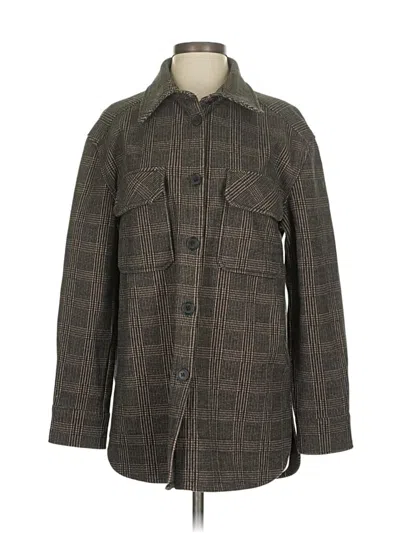 Pre-owned Potter's Pot Coat In Brown