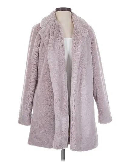 Pre-owned Potter's Pot Faux Fur Jacket In Pink