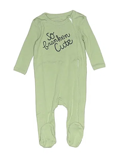 Pre-owned Pottery Barn Babies' Long Sleeve Outfit In Green
