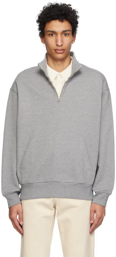 Pottery Gray Comfort Sweatshirt In Melange Grey
