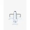 Poubel Mens Aeroplane Sterling-silver And Enamel Charm In Silver