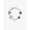 Poubel Mens The Alpine Connoisseur Rhodium-plated Sterling-silver Charm Bracelet In Silver
