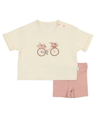 Pouf Baby Girls' Bicycle Set - Baby In Pink