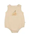 Pouf Baby Girls' Pear Graphic Romper - Baby