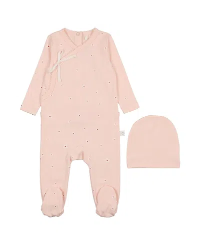 Pouf Baby Unisex Floral Wrap Footie With Hat - Baby