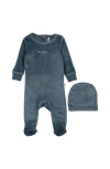 Pouf Boys Stay Cozy Footie In Blue
