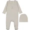 Pouf Boys Vintage Bear Footie In Brown