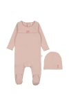 Pouf Bunny Graphic Footie In Pink