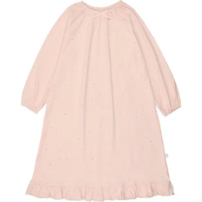 Pouf Kids'  Floral Nightgown In Pink