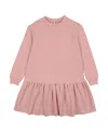 Pouf Girls' Sweater Dress - Little Kid, Big Kid In Pink